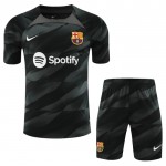 Günstige Fußballtrikots FC Barcelona Torwart Kinder Auswärtstrikot 2023-24 Kurzarm